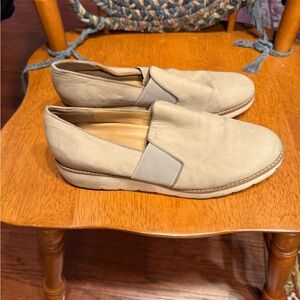 Beige Slip-On Loafers